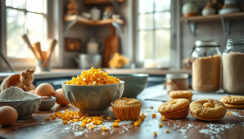 recipe freeze dried sweetcorn baking