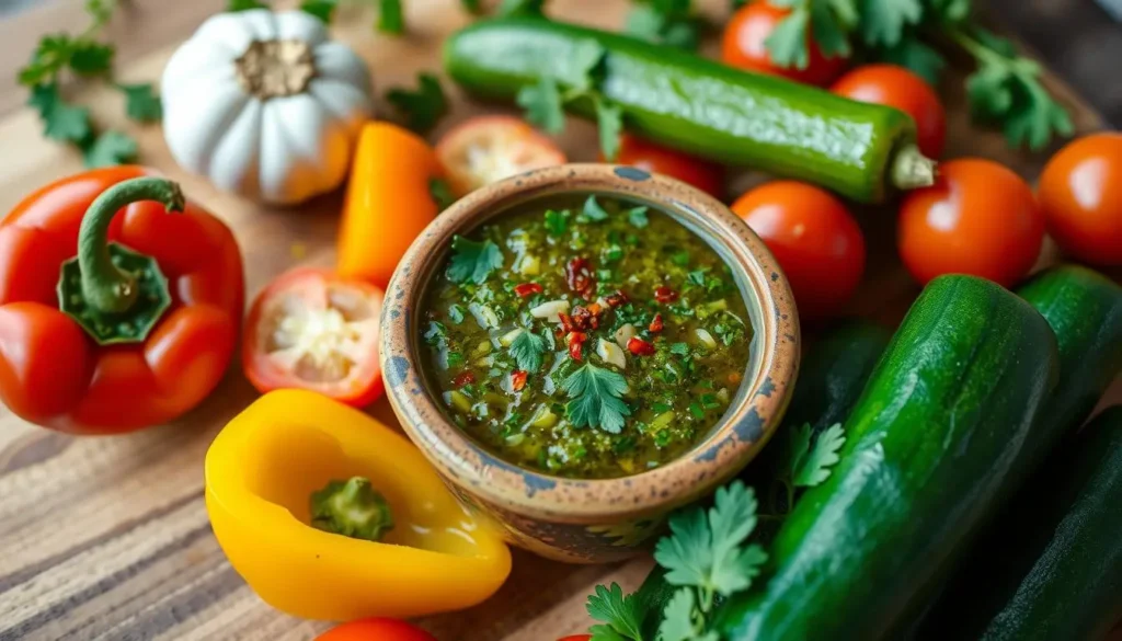 Veggie Pizza with Chimichurri